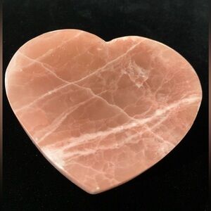 Rose Quartz Heart Dish